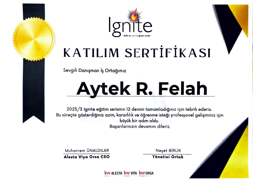 Igine Katılım Sertifikası